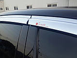 Дефлектори вікон хромовані (вітровики) Kia Optima K5 2015-2019 (6шт./Autoclover/Південна Корея), фото 6