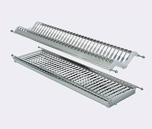 Сушарка для посуду TECNOINOX дворівнева 400 мм, неіржавка сталь