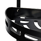 Полиця 3-ярусна Homax кутова алюмінієва чорна 237х237х570 (EBA-3530 BL), фото 6