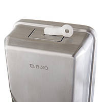 Дозатор жидкого мыла нержавеющая сталь Rixo Solido (S115) D_1357