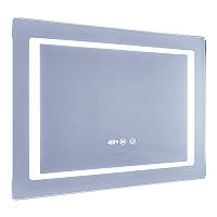 Дзеркало Mixxus Style MR03-70x50 (годинник, LED-підсвітка, антизапотівка) (MI6006) D_2772