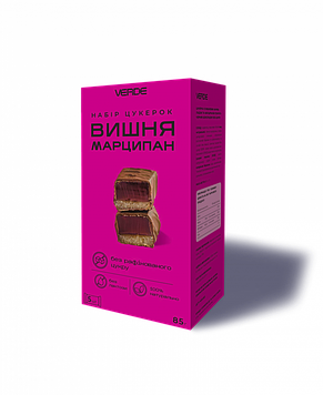 Набір цукерок Вишня-Марципан Verde, 85 г