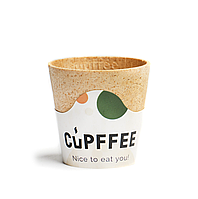Съедобный вафельный стаканчик CUPFFEE для кофе и напитков 220 мл 12шт