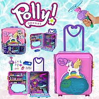 Игровой набор-чемодан Polly Pocket Pollyville Resort Roll Away