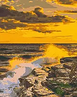 Картины по номерам морская тематика Раскраски по номерам море Картина по номерам Прибой 40х50 Bamboni BA0030