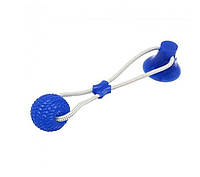 Жевательная игрушка для собак WM-60 на присоске синий