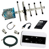 4G комплект "Усилитель интернета для дома"(4G Роутер + Антенна 8 дБи)