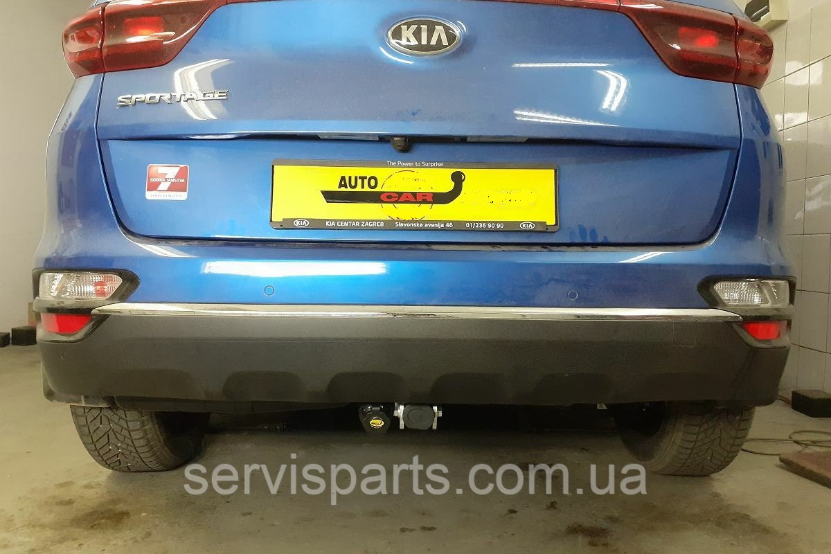 Фаркоп Kia Sportage 4 2018-2021 (Кіа Спортейдж 4) оцинкований автомат на ручці