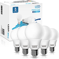 Aigostar LED E27 Винтовые лампы Эдисона, лампочка A60 E27 15 Вт, светодиодная лампа E27 холодного белого цвета