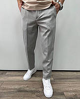 Мужские весенние брюки из ткани тиар с иммитацией ширинки размеры М- ХЛ
