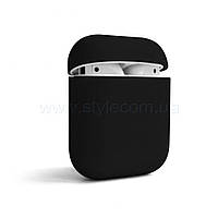 Чехол для AirPods Slim black / чорний