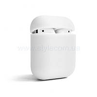 Чехол для AirPods Slim white / білий