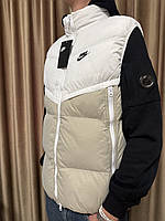 Чоловіча жилетка nike storm-fit windrunner білого кольору