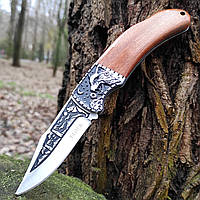 Ніж складний Тайга, 65Х13, дерео\метал, чохол