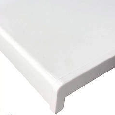 Підвіконник пластиковий Sauberg Classic (білий глянець)