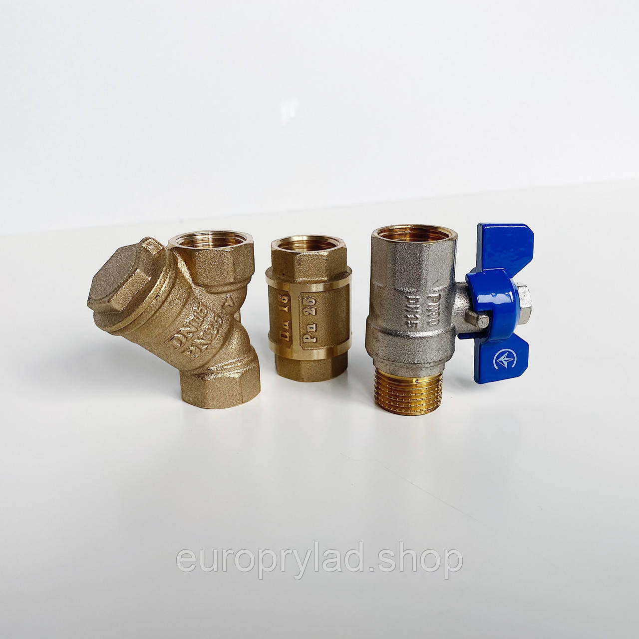 Комплект для встановлення лічильника води ду15 1/2‘', фото 1