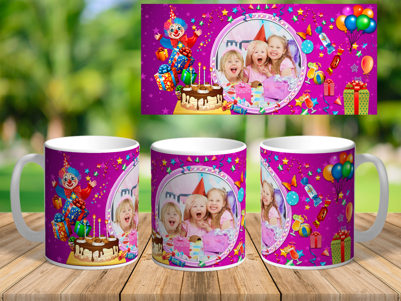 Дитяча чашка з фото, подарунок на День Народження