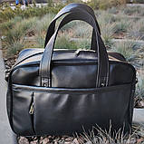 Сумка чоловіча - жіноча / сумка для фітнесу / Дорожня сумка. Модель №1658. RT-251 Колір чорний, фото 10