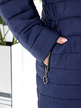 Шикарне жіноче пальто на синтепоні 100, тканина "Плащівка" 48, 50, 52, 54, 56, 60 розмір 48, фото 5