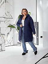 Шикарне жіноче пальто на синтепоні 100, тканина "Плащівка" 48, 50, 52, 54, 56, 60 розмір 48, фото 2