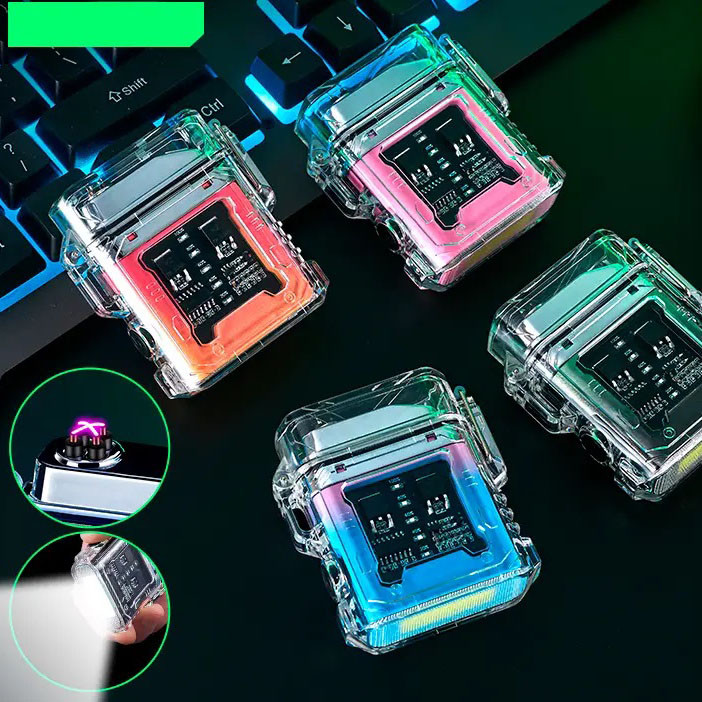 Електронна сенсорна запальничка HL-517, Юсбі чоловіча запальничка, Вічна запальничка usb WY-507 з акумулятором, фото 1