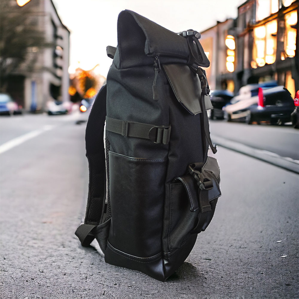 Рюкзак Rolltop чоловічий жіночий для подорожей і ноутбука , Ролтоп великий WH-365 для міста