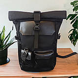 Рюкзак Rolltop чоловічий жіночий для подорожей і ноутбука , Ролтоп великий WH-365 для міста, фото 8