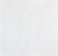 Потолочна плитка, біла 50х50 см(Міцна)