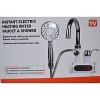 Проточный кран-водонагреватель с электро-датчиком Instant electric heating water Faucet & Shower, Elite