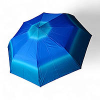 Зонт женский автомат однотонный градиентом синий Top 2053_1