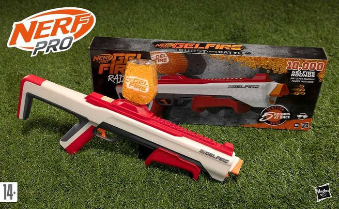 Бластер NERF Pro Gelfire Raid Blaster Дробовик Нерф Про Гельфайр Рэйд ...