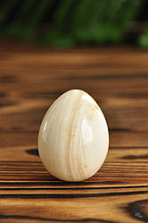 Яйце з натурального каменю онікс, 4.5 см