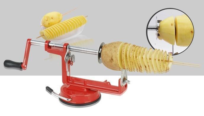 Овочерізка для спіральних чіпсів Spiral Potato Slicer! Знижка - фото 3 - id-p2138896691