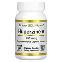 California Gold Nutrition Huperzine A 250 mcg 30 капсул HS