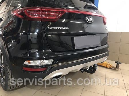 Фаркоп Kia Sportage 4 2018-2021 (Кіа Спортейдж 4) польский, гак на болтах, фото 1