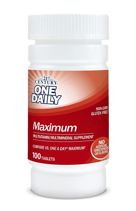 Мультивітаміни 21st Century One Daily Maximum 100 таб США