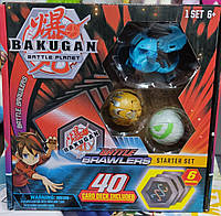 Стартовый игровой набор из 3 Бакуган Bakugan Battle Starter Set