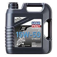 Олива Liqui Moly для 4-тактних двигунів Motorbike 4T 15W-50 Street 4 л