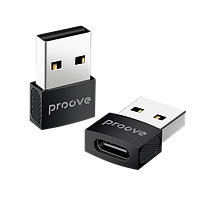 Переходник USB - Type-C Proove Extension черный