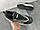 Чоловічі повсякденні кросівки натуральні Чорні з кольоровими вставками Nike, фото 2