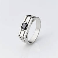 Серебряное кольцо (печатка) (4114) 20