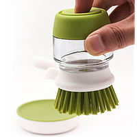Щётка для мытья с дозатором для жидкого мыла Jesopb Soap Brush! Скидка