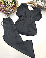 Женский костюм двойка брюки и блузка софт 42-46, 48-52