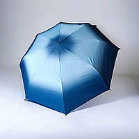 Зонт женский автомат однотонный градиентом синий Top 2053_6