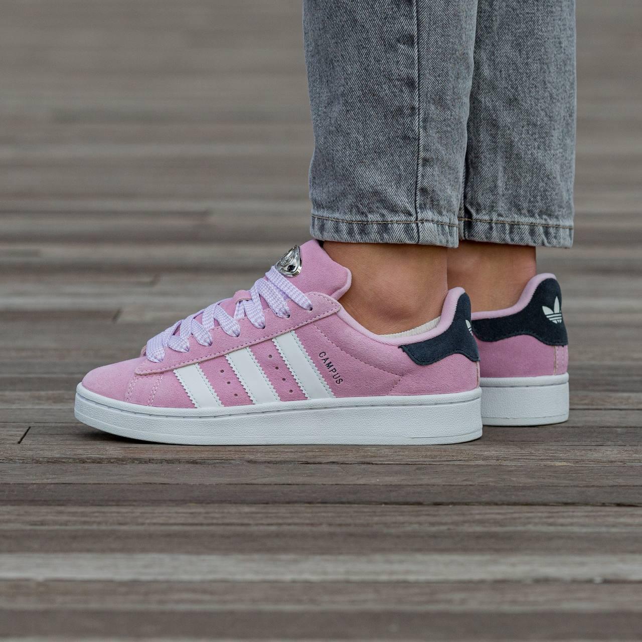 Жіночі Кросівки Adidas Campus 00s Pink White / Адідас Кампус 00
