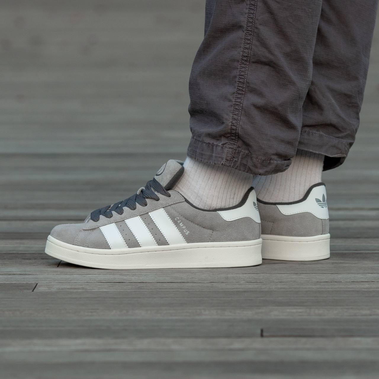 Кросівки Adidas Campus 00s Grey White | Універсальний стиль, розміри 36–45