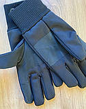 Теплі флісові рукавички розмір XL, фото 6