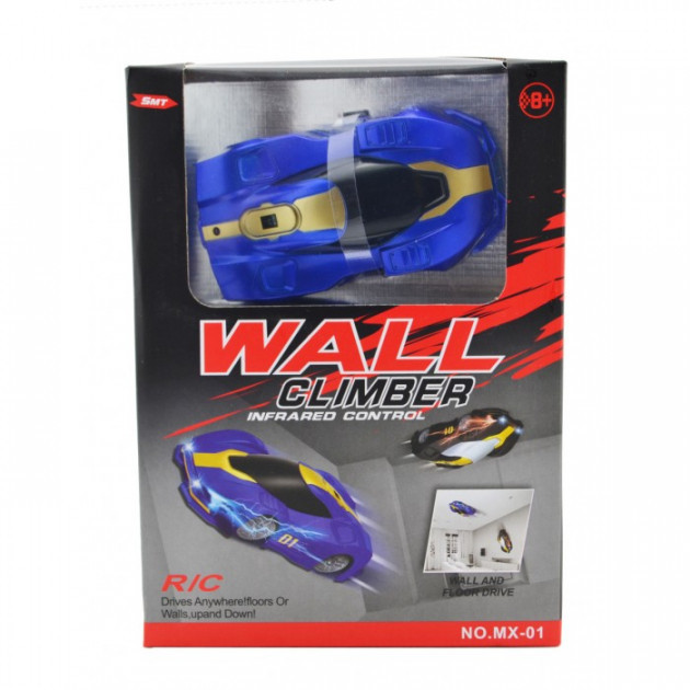Радиоуправляемая игрушка CLIMBER WALL RACER MX-01 Антигравитационная машинка Синий ! Скидка - фото 9 - id-p2138931740