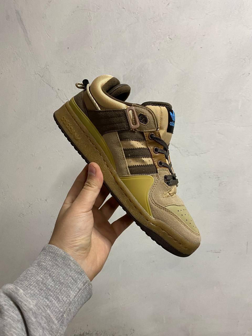 Кросівки Adidas Forum Low x Bad Bunny The First Cafe | Унікальний стиль і комфорт, розміри 36–45 (унісекс)