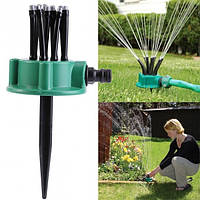 Спринклерный распылитель для газона ороситель огорода 360 градусов полива multifunctional Water Sprinklers!!
